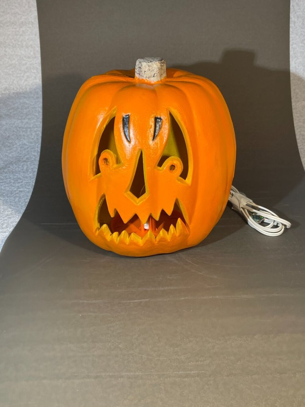 Halloween Jack-O-Lantern 9" Foam Blow Mold Pumpkin Paper Magic Group (2268)